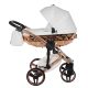 Junama Enzo 3in1 multifunktionaler Kinderwagen - weiß/kupfer