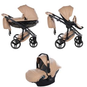 Junama Hand Craft 3in1 Multifunktions-Kinderwagen - Braun