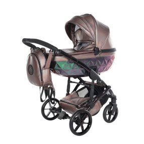   Junama Hand Craft Glossy 3in1 Multifunktions-Kinderwagen - Chromaflair