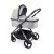 iBebe ICE multifunktionaler Kinderwagen - Gray(chromrahmen)