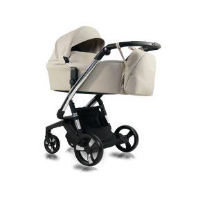 iBebe iSTOP multifunktionaler Kinderwagen - Chrome/Beige