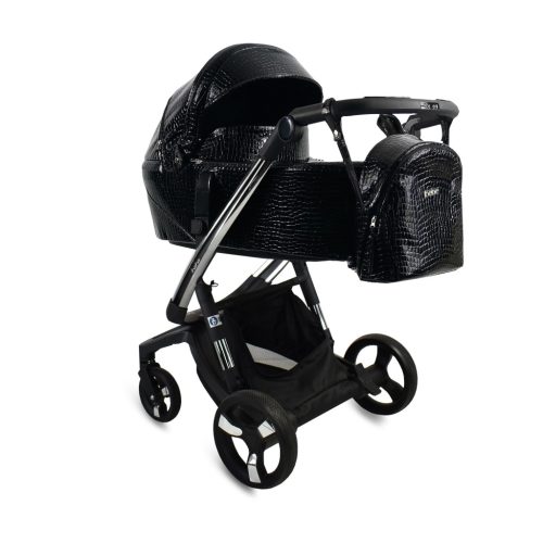iBebe iSTOP multifunktionaler Kinderwagen - Chrome/Black crocodile