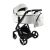 iBebe iSTOP multifunktionaler Kinderwagen - Gloss/White crocodile