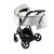 iBebe iSTOP multifunktionaler Kinderwagen - Chrome/White crocodile