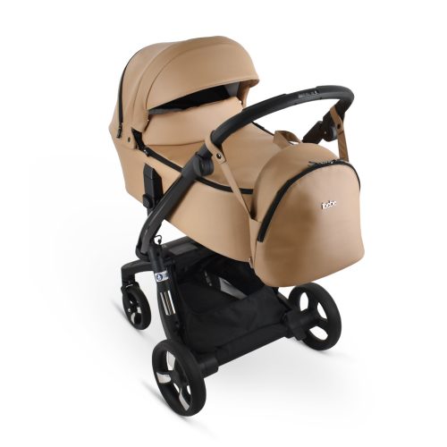 iBebe iSTOP multifunktionaler Kinderwagen - Gloss/Dark Beige