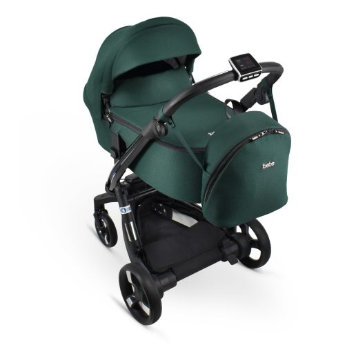iBebe iSTOP&DRIVE multifunktionaler Kinderwagen - Green textile