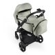 iBebe iSTOP&DRIVE multifunktionaler Kinderwagen - Mint textile