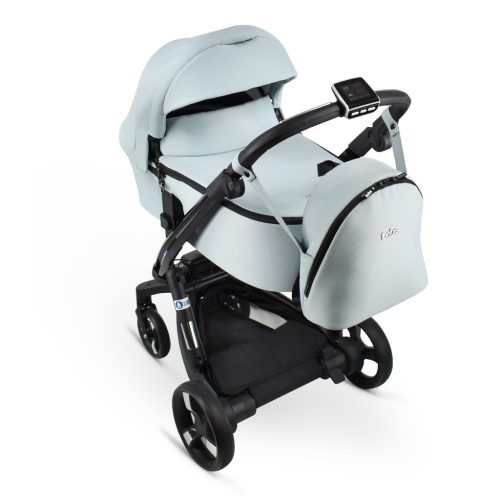 iBebe iSTOP&DRIVE multifunktionaler Kinderwagen - Blue textile