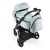 iBebe iSTOP&DRIVE multifunktionaler Kinderwagen - Blue textile