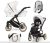 Kunert IVENTO Premium 3in1 Multifunktions-Kinderwagen - White Style