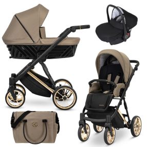   Kunert IVENTO Premium 3in1 Multifunktionskinderwagen - Karamell Macchiato