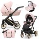 Kunert IVENTO Premium 3in1 Multifunktionskinderwagen - Smoky Pink
