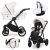 Kunert IVENTO 3in1 Multifunktions-Kinderwagen - White Style