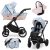 Kunert IVENTO 3in1 multifunktionaler Kinderwagen - Pastell Gras