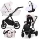 Kunert IVENTO 3in1 multifunktionaler Kinderwagen - Delicate Flowers