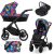 Kunert IVENTO 3in1 multifunktionaler Kinderwagen - Colors Impresion