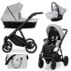 Kunert IVENTO 3in1 multifunktionaler Kinderwagen - Taubengrau - Eco Leder