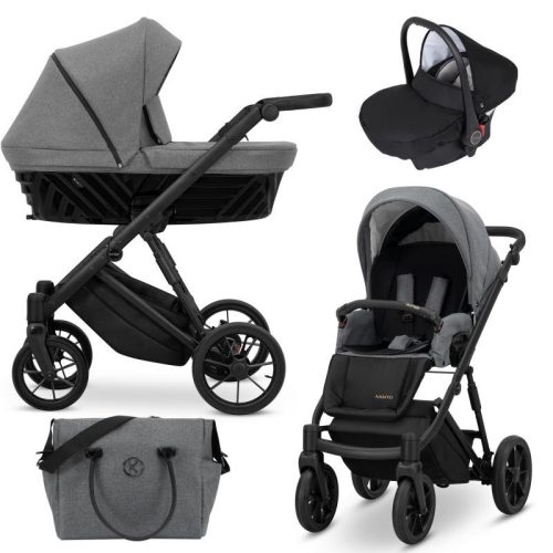 Kunert IVENTO 3in1 Multifunktionskinderwagen - Deep Graphite
