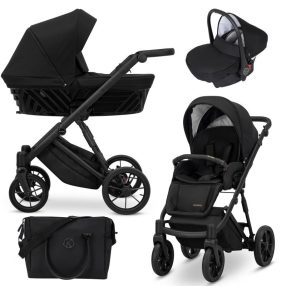   Kunert IVENTO 3in1 multifunktionaler Kinderwagen - Deep Black