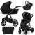Kunert IVENTO 3in1 multifunktionaler Kinderwagen - Deep Black
