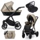 Kunert IVENTO 3in1 multifunktionaler Kinderwagen - Eco Cappucino Metall