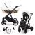 Kunert IVENTO GLAM 3in1 multifunktionaler Kinderwagen - White Pearl 