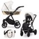 Kunert IVENTO GLAM 3in1 Multifunktions-Kinderwagen - White Style