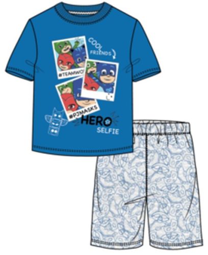 Pizsihősök Hero Selfie gyerek rövid pizsama 3 - 4 év / 98 - 104 cm
