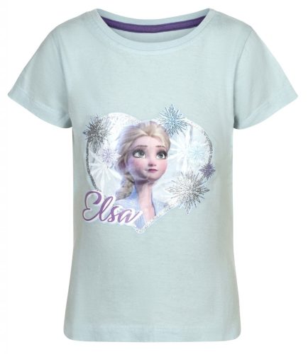 Disney Jégvarázs Elsa gyerek rövid póló, felső 7 - 8 év / 122 - 128 cm