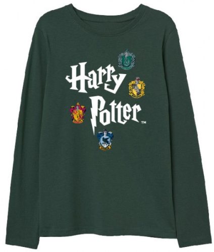 Harry Potter Emblems gyerek hosszú ujjú póló 4 év / 104 cm