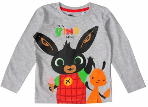 Bing Thing Grey gyerek hosszú ujjú póló 2 év / 92 cm
