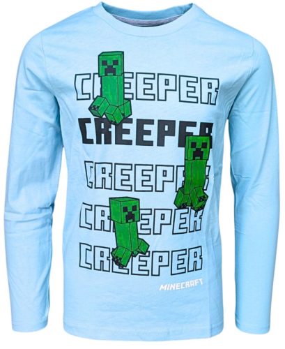 Minecraft Creeper gyerek hosszú ujjú póló, felső 6 év / 116 cm