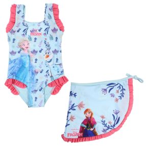   Disney Jégvarázs Frolic gyerek fürdőruha és sarong szett 3 - 4 év / 98 - 104 cm