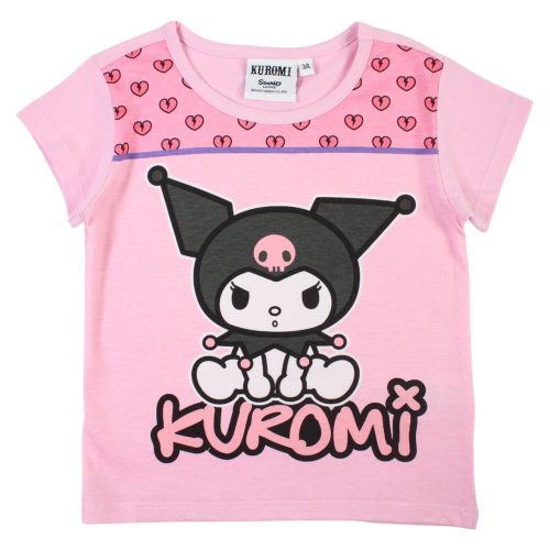 Hello Kitty Kuromi Light Pink gyerek rövid póló, felső 3 év / 98 cm