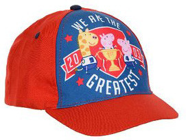 Peppa malac The Greatest Red gyerek baseball sapka 52 cm