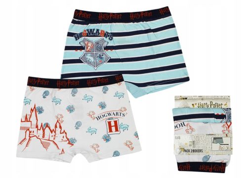 Harry Potter Castle Blue gyerek boxeralsó 2 darab/csomag 6 - 8 év / 116 - 128 cm