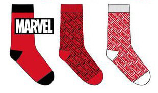 Marvel Red férfi zokni 39/42