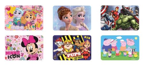 Disney, Bosszúállók, Mancs Őrjárat, Peppa malac Mix tányéralátét 43x28 cm