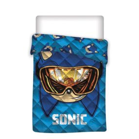   Sonic a sündisznó Glasses steppelt ágytakaró, paplan 140x200cm
