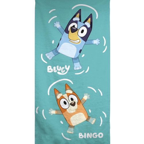 Bluey Playtime fürdőlepedő, strand törölköző 70x140cm (Fast Dry)