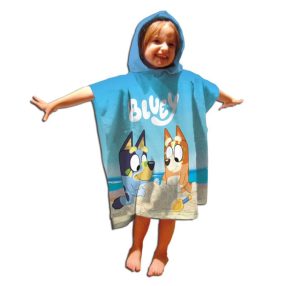   Bluey Sandcastle strand törölköző poncsó 55x110 cm (Fast Dry)