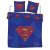 Superman Blue dupla, kétszemélyes ágyneműhuzat 240×220cm, 65x65 cm