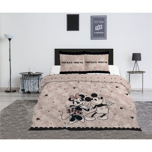 Disney Minnie Love Nights dupla, kétszemélyes ágyneműhuzat 240×220cm, 65x65 cm