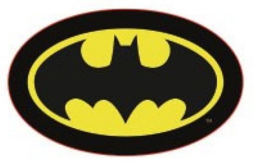 Batman Oval formapárna, díszpárna 37x23 cm