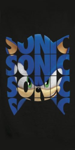 Sonic a sündisznó Blur Vision fürdőlepedő, strand törölköző 70x140cm (Fast Dry)