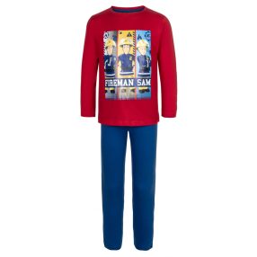   Sam a tűzoltó Saver gyerek hosszú pizsama 3 - 8 év / 98 - 128 cm