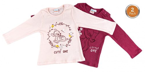Disney Bambi Cute One baba póló, felső 2 db-os 62-92 cm