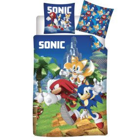   Sonic a sündisznó Speedy Dreams ágyneműhuzat 140×200cm, 70×90 cm