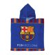 FC Barcelona Blue strand törölköző poncsó 50x100 cm