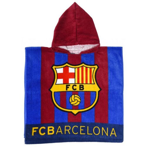 FC Barcelona Més que un Club strand törölköző poncsó 50x100 cm